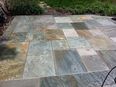 westchester stone patio power wash