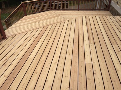 westchester deck sanding wood grain