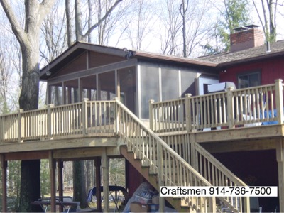 wappingers falls screen porch deck stairs