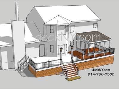 porch addition westchester sketch